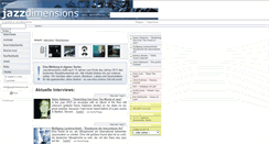 Desktop Screenshot of jazzdimension.de