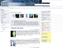 Tablet Screenshot of jazzdimension.de